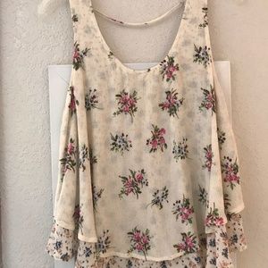 Flowered tank top
